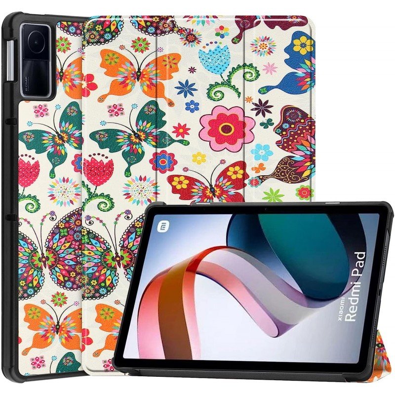 ProElite Slim Trifold Flip case Cover for Redmi Pad 10.6" Tablet [Auto Sleep Wake Feature], Black