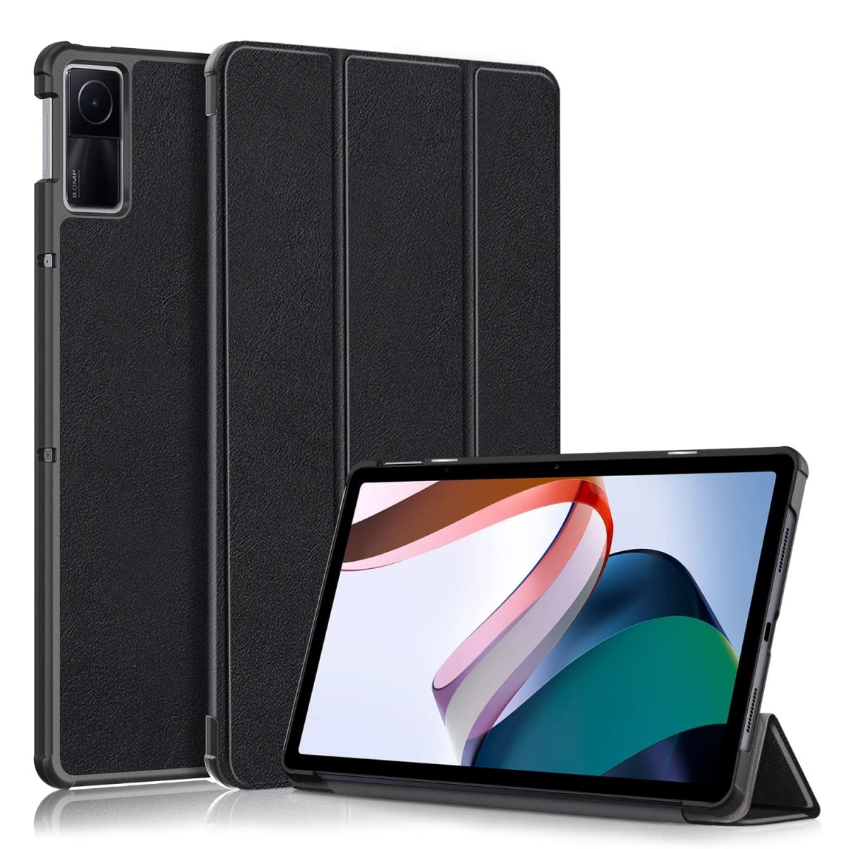 ProElite Slim Trifold Flip case Cover for Redmi Pad 10.6" Tablet [Auto Sleep Wake Feature], Black