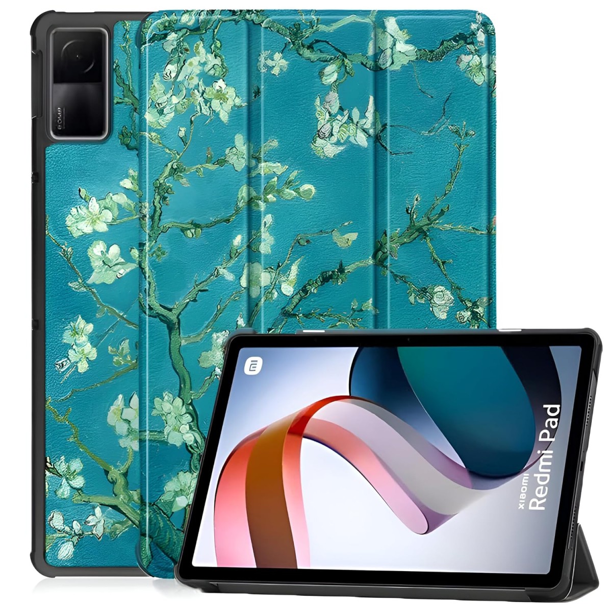 ProElite Slim Trifold Flip case Cover for Redmi Pad 10.6" Tablet [Auto Sleep Wake Feature], Black