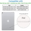 ProElite Smart Case for iPad 10.2 inch 2021 9th/8th/7th Gen [Auto Sleep/Wake Cover] [Pencil Holder] [Soft Flexible Case] Recoil Series - Dark Blue with Stylus Pen
