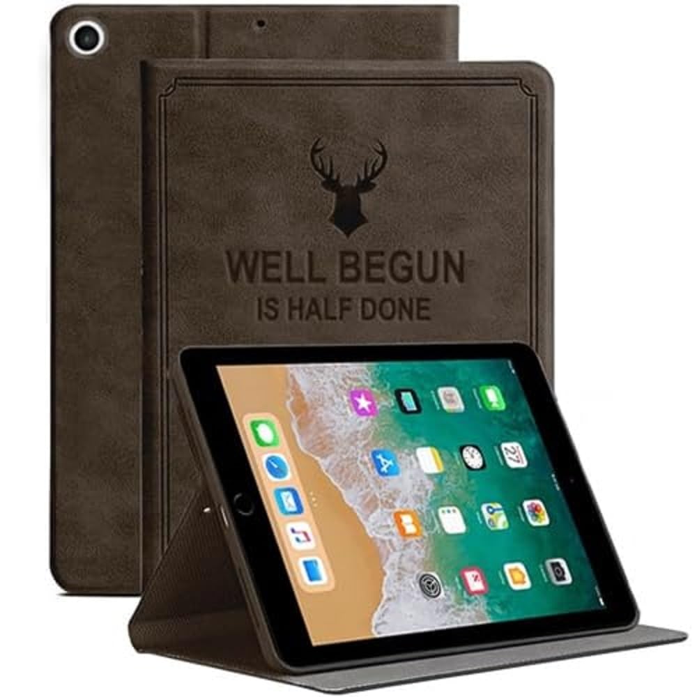 ProElite Smart Deer Flip case Cover for Apple iPad 10.2" 9th Gen (2021) 8th Gen/7th Gen, Black