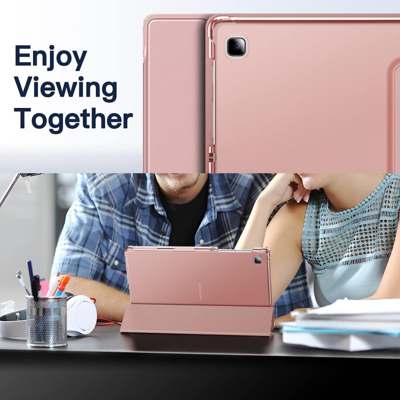 ProElite Smart Flip Case Cover for Samsung Galaxy Tab A7 Lite 8.7" SM-T220/225 Translucent Back with Stylus Pen, Dark Blue ProElite Smart Flip Case Cover for Samsung Galaxy Tab A7 Lite 8.7" SM-T220/225 Translucent Back with Stylus Pen, Dark Blue