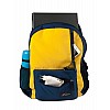 Protecta Panache Laptop Backpack for Laptops with Screen Size Up to 15.6 Inch. (Navy & Yellow)