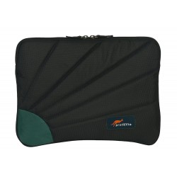 Protecta Rays 13-inch Laptop Sleeve Black and Sea Green