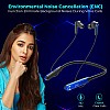 Ptron Tangent Jade with 30Ms Gaming Mode, Environmental Noise Cancellation Hd Bluetooth Wireless in Ear Earphones (Blue & Black)