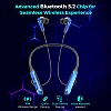 Ptron Tangent Jade with 30Ms Gaming Mode, Environmental Noise Cancellation Hd Bluetooth Wireless in Ear Earphones (Blue & Black)