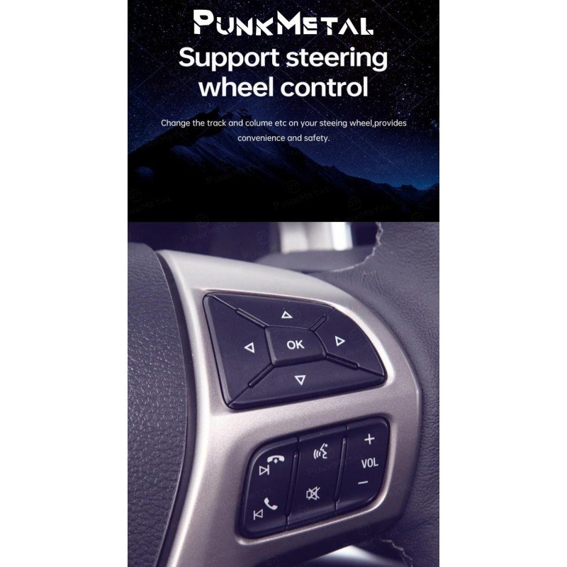 PunkMetal (2GB/32GB) Android 2Din 9'' Inch Car Stereo (Double Din) PunkMetal (2GB/32GB) Android 2Din 9'' Inch Car Stereo (Double Din)