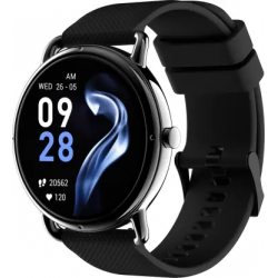 Noise Fit Buzz with 1.32inch HD Round Screen (Black Strap, Regular)