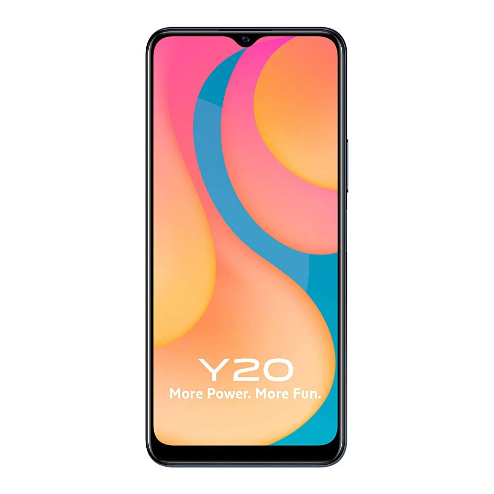 Vivo Y20 Obsidian Black, 4GB RAM, 64GB Storage (refurbished)
