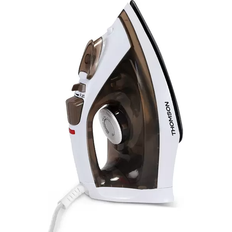 Thomson Deluxe Plus 1600 W Steam Iron (Brown and White)