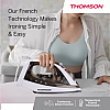 Thomson Deluxe Plus 1600 W Steam Iron (Brown and White)