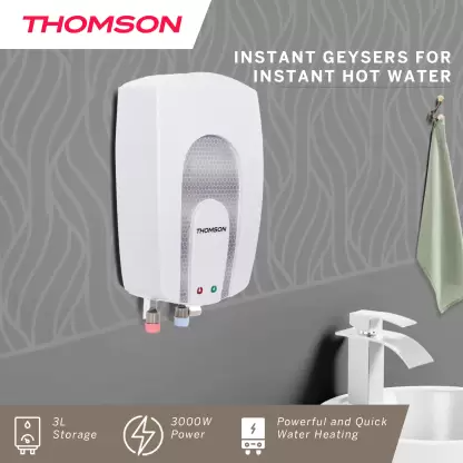 Thomson 3 L Instant Water Geyser (Rapido, White) Thomson 3 L Instant Water Geyser (Rapido, White)