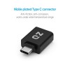 QZ USB Type C OTG Adapter, Type C to USB Connector, USB to Type C Adapter OTG [Thunderbolt-3 Compatible]