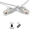 Quantum CAT6 RJ45 Ethernet Patch Cable/LAN Cable Ultra Hi-Speed Gigabit Upto 1000Mbps with Heavy Duty Gold Plated Connector 16.4ft