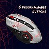 Quantum Snype 2.0 USB Wired Gaming Mouse with 1200/1600/2400/3200 Switchable DPI, 6 Programmable Keys