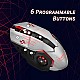 Quantum Snype 2.0 USB Wired Gaming Mouse with 1200/1600/2400/3200 Switchable DPI, 6 Programmable Keys