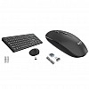 Quantum Wireless Keyboard and Mouse Combo, Battery (Cells Included), Nano Receiver, Silent Keys 