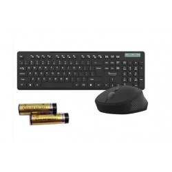 Quantum Wireless Keyboard with Mouse Combo Latest 2.4 GHZ QHM9350 
