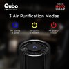 Qubo Car Air Purifier from Hero Group | 3-Layer Filtration | Smart Ionizer Function | Tvoc Sensor | Removes Pm2.5 & Dust, Black
