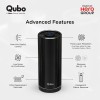 Qubo Car Air Purifier from Hero Group | 3-Layer Filtration | Smart Ionizer Function | Tvoc Sensor | Removes Pm2.5 & Dust, Black