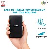 Qubo Mini UPS Plus from Hero Group | Uninterrupted Power Backup for WiFi Routers (Black)