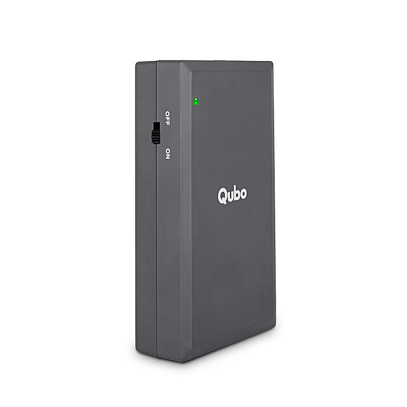 Qubo Mini UPS Plus from Hero Group | Uninterrupted Power Backup for WiFi Routers (Black)