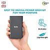 Qubo Mini UPS Plus from Hero Group | Uninterrupted Power Backup for WiFi Routers (Black)