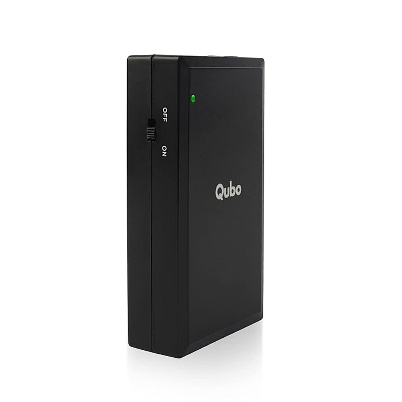 Qubo Mini UPS Plus from Hero Group | Uninterrupted Power Backup for WiFi Routers (Black)