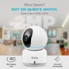 Qubo Smart 360° 2MP Wi-Fi Security Camera by Hero Group | Indoor CCTV Cam for Home | AI Person Detection | App Alerts | NightPulse Vision | SD&Cloud Storage