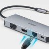 RAPOO XD200 USB C Hub Adapter, 10-in-1 Adapter, with 4K HDMI, 1080P VGA, SD/TF Card Reader, 4 USB 3.0 Ports, Type C Charging, RJ-45 Port, for MacBook 12 inch, MacBook Pro, Chromebook, XPS, and More RAPOO XD200 USB C Hub Adapter, 10-in-1 Adapter, with 4K HDMI, 1080P VGA, SD/TF Card Reader, 4 USB 3.0 Ports, Type C Charging, RJ-45 Port, for MacBook 12 inch, MacBook Pro, Chromebook, XPS, and More