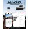 REDTIGER 4K Front Dash Cam for Car, ADAS, with 32GB Memory Card, Built-in WiFi&GPS, Car Camera with G Sensor, Loop Recording, Smart App Control, Night View, 24/7 Parking Mode(F9 Lite)