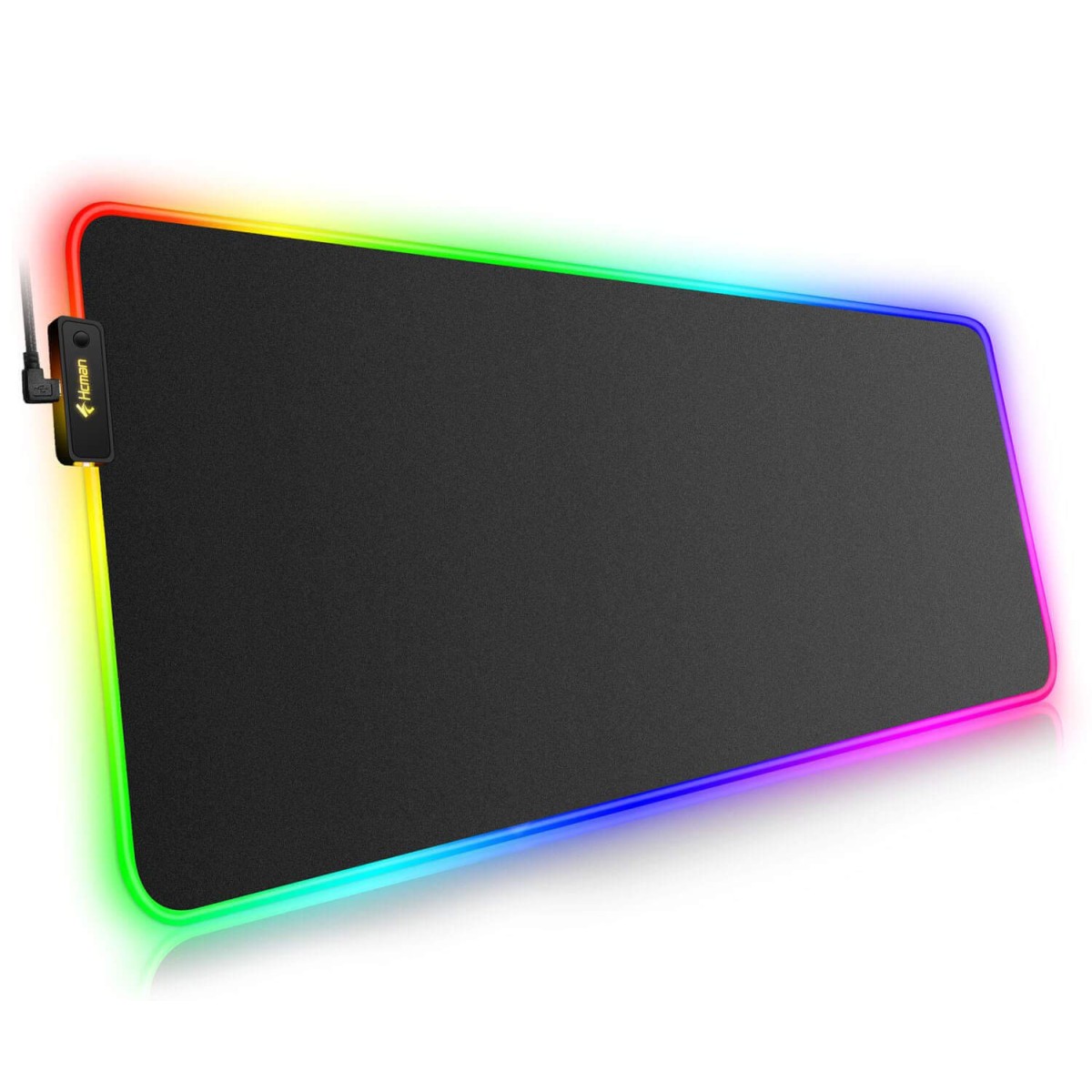 RGB Gaming Mouse Pad Mat Large Thick 800×300×4mm Hcman XXL Extended Led Mousepad