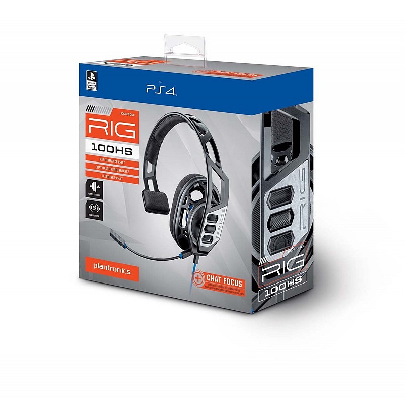 RIG 100HS gaming headset. Official Sony open ear chat headset for PS4™ (wired)