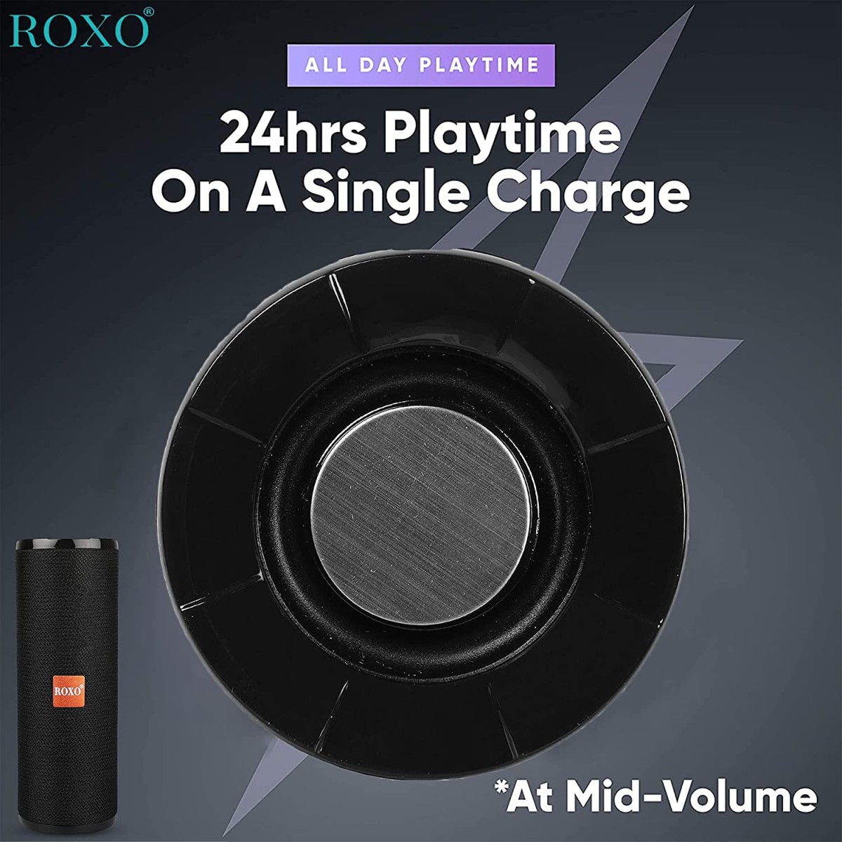 ROXO TG 149 Wireless Bluetooth Speaker with 10 Watts Speaker 500 MAH Battery (Black)