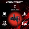 RPM Euro Games Gaming Over Ear Earphones Wired with Detachable Mic | for Mobile Phones, PC, Tablet, PS4, PS5 (Blue)