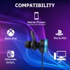 RPM Euro Games Gaming Over Ear Earphones Wired with Detachable Mic | for Mobile Phones, Pc, Tablet, Ps4, Ps5 (Red)