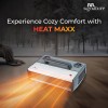 RR Signature HEATMAXX Convector Fan Room Heater 2000 Watt | Twin Turbo Motor & Adjustable Thermostat, Portable Heater for Room with Height Adjustment Option, Heater for Room, Office | 2 Year Warranty