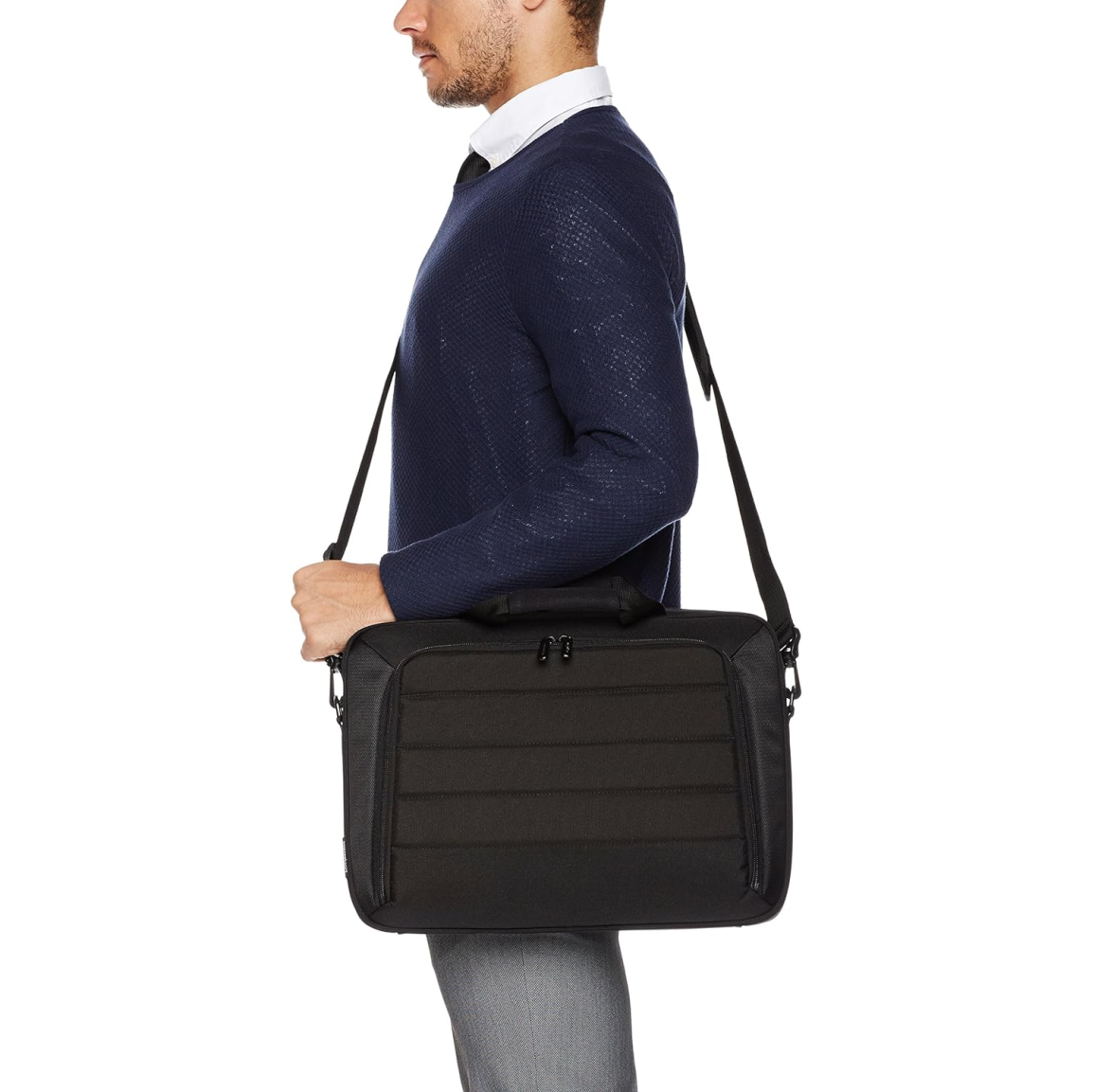 AmazonBasics Laptop and Tablet Bag, Black, 39.6 cm (15.6 inch)