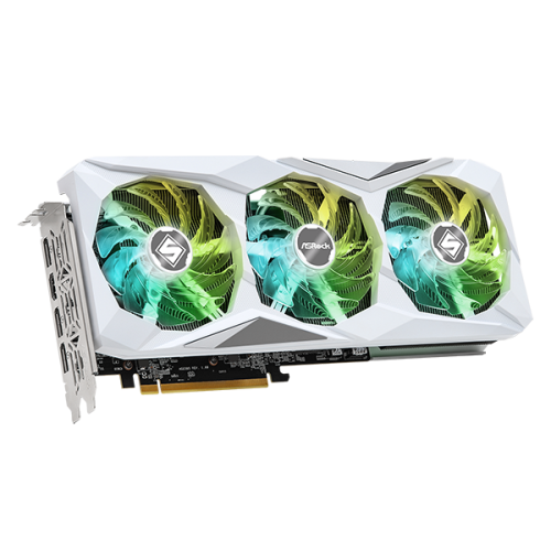 ASRock RX 7600 XT GDDR6 16 GB AMD Radeon Chipset 128 bit 2810 MHz Graphics Card ASRock RX 7600 XT GDDR6 16 GB AMD Radeon Chipset 128 bit 2810 MHz Graphics Card