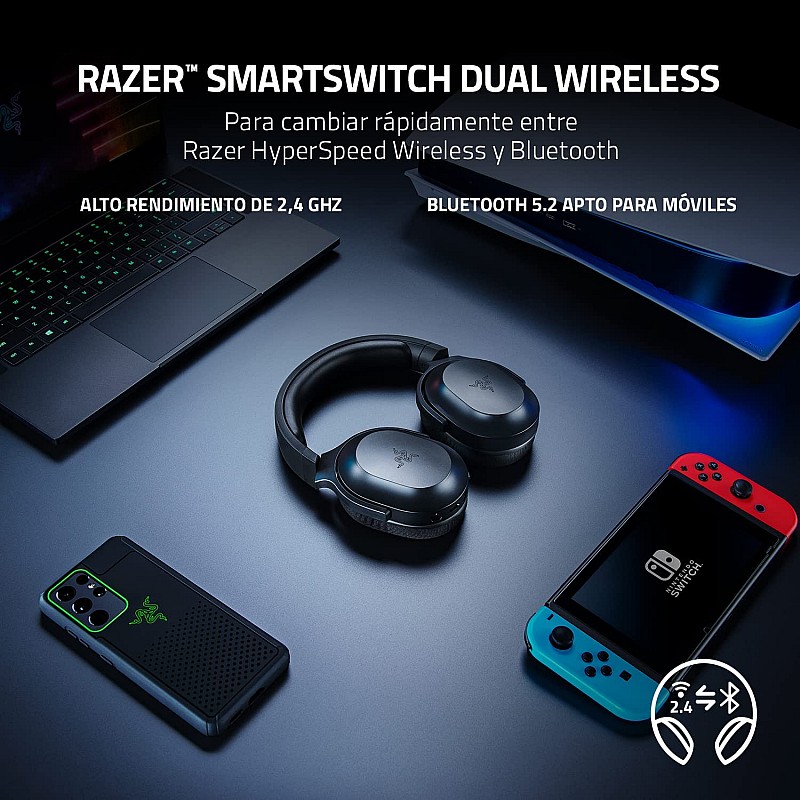 Razer Barracuda X (2022) - Wireless Multi-Platform Gaming and Mobile Headset - Black - FRML Packaging RZ04-04430100-R3M1