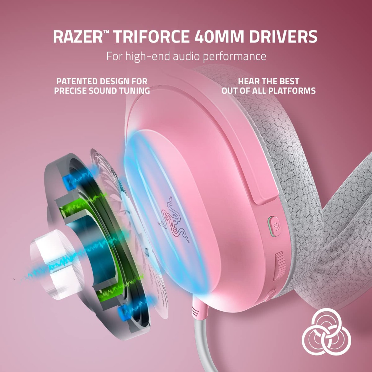 Razer Barracuda X (2022) - Wireless Multi-Platform Gaming and Mobile Headset - Quartz Pink - FRML Packaging RZ04-04430300-R3M1
