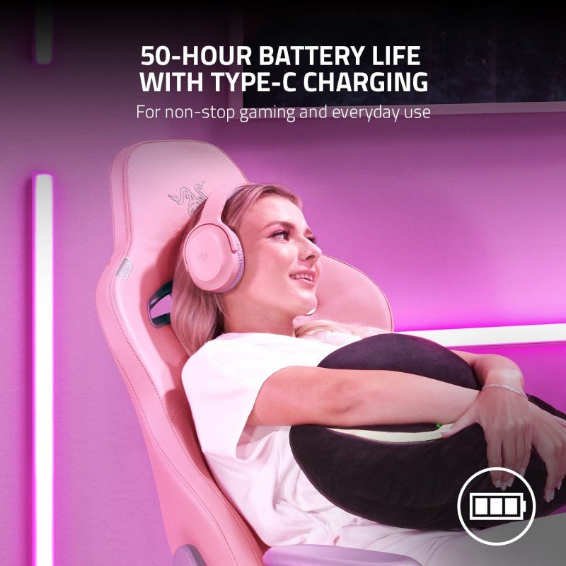 Razer Barracuda X (2022) - Wireless Multi-Platform Gaming and Mobile Headset - Quartz Pink - FRML Packaging RZ04-04430300-R3M1 Razer Barracuda X (2022) - Wireless Multi-Platform Gaming and Mobile Headset - Quartz Pink - FRML Packaging RZ04-04430300-R3M1