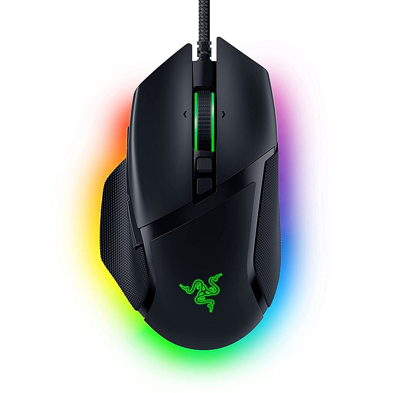 Razer Basilisk V3 Customizable Ergonomic Gaming Mouse: Optical Sensor - 11 Programmable Buttons - Classic Black - RZ01-04000100-R3M1