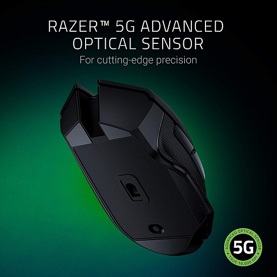 Razer Basilisk X Hyperspeed Wireless Gaming Mouse,  (with Razer  Technology, Advanced 5G Optical Sensor and 6 Configurable Buttons)