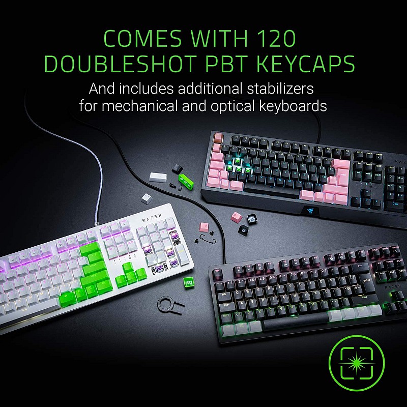 Razer Doubleshot PBT Keycap Upgrade Set for Mechanical & Optical Keyboards