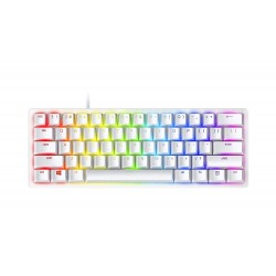 Razer Huntsman Mini - Mercury Edition - 60% Optical Gaming Keyboard (Linear Red Switch, White) 