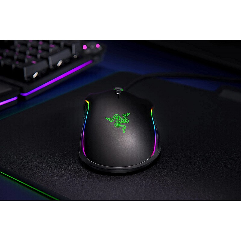 Razer Mamba Elite - Right-Handed Wired Gaming Mouse with Extended Razer Chroma RGB Lighting | 9 Programmable Buttons | 16000 DPI - RZ01-02560100-R3M1