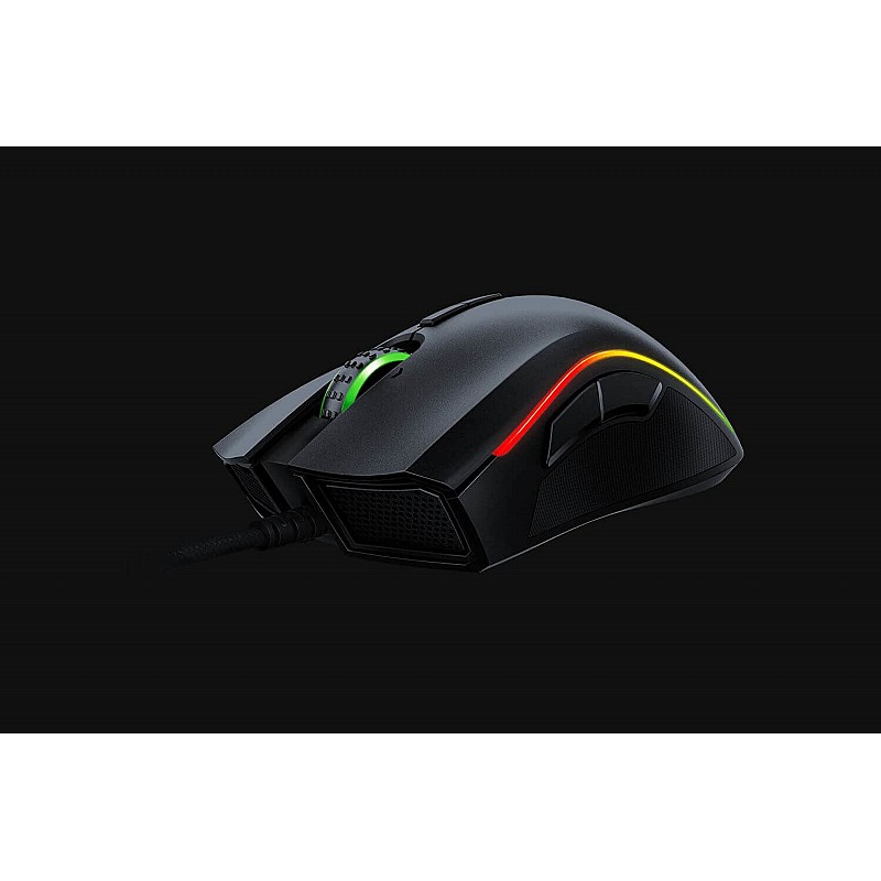 Razer Mamba Elite - Right-Handed Wired Gaming Mouse with Extended Razer Chroma RGB Lighting | 9 Programmable Buttons | 16000 DPI - RZ01-02560100-R3M1