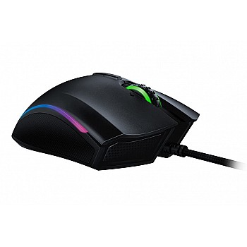 Razer Mamba Elite - Right-Handed Wired Gaming Mouse with Extended Razer Chroma RGB Lighting | 9 Programmable Buttons | 16000 DPI - RZ01-02560100-R3M1