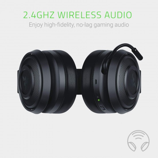 Razer Nari Essential: THX Spatial Audio - 2.4GHz Wireless Audio – Auto-Adjusting Headband – Gaming Headset